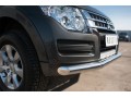 Mitsubishi Pajero 4 2014- Защита переднего бампера d76 (секции) MPZ-002044