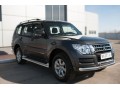 Mitsubishi Pajero 4 2014- Защита переднего бампера d76 (секции) d75х42 (дуга) MPZ-002045