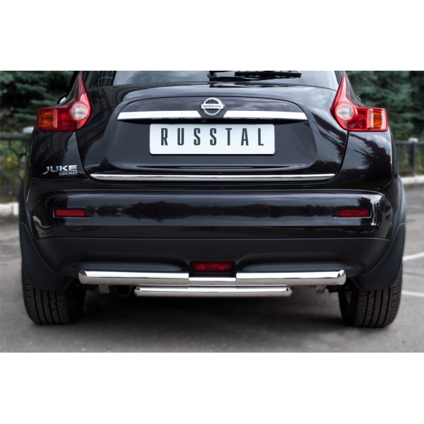 NISSAN Juke 4х4 2010-2014 Защита заднего бампера D63/42/42 (ступень) NJ4Z-000885