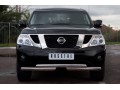 Nissan Patrol 2010-2013 Защита переднего бампера d75х42/75х42 ступень PAZ-000893