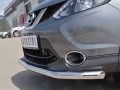 NISSAN QASHQAI 2015 SPB Защита переднего бампера d63 секция NQAZ-002307