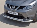 NISSAN QASHQAI 2015 SPB Защита переднего бампера d63 секция-d42 дуга NQAZ-002308