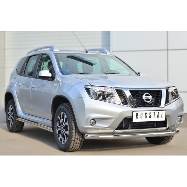 Nissan Terrano 2014- Пороги труба d63 (вариант 1) NTRT-001787