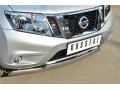 Nissan Terrano 2014- Защита переднего бампера d75х42 (дуга) d75х42 (дуга) NTRZ-001785