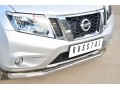 Nissan Terrano 2014- Защита переднего бампера d63 (секции) NTRZ-001786