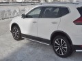 NISSAN X-TRAIL (T32) 2018- Пороги труба 75х42 овал с проступью NXO-003155