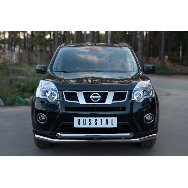 NISSAN X-Trail 2011-2014 защита переднего бампера d63/63 NTZ-000911