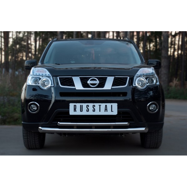 NISSAN X-Trail 2011-2014 защита переднего бампера d63/42 XNZ-000961