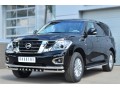 Nissan Patrol 2014- Защита переднего бампера d63 (секции) d63 (уголки)+d42 (зубы) PATZ-001726