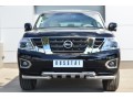 Nissan Patrol 2014- Защита переднего бампера d76 (дуга) d76х2 (дуга)+клыки PATZ-001728