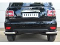 Nissan Patrol 2014- Защита заднего бампера уголки d76(секции) PATZ-001738