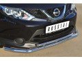 Nissan Qashqai 2014-2018 Защита переднего бампера d63 (секции) d42 (дуга) NQQZ-001787