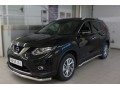 Nissan X-Trail 2015-2018 Пороги труба d63 (вариант 3) NXT-0020863