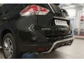 Nissan X-Trail 2015-2018 Защита заднего бампера d42 (волна) NXZ-002094