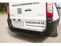 Peugeot Expert 2007-2016 Защита заднего бампера d80х40 (профиль ЧМ) PEXZ-002121