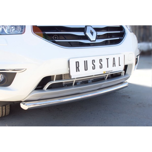 Renault Koleos 2012-2016 защита переднего бампера d63 RKZ-000581