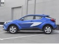 TOYOTA C-HR 2018- Пороги труба 75х42 овал с проступью TCHO-003030