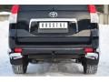 Toyota LC Prado 150 2009-2013 Защита заднего бампера уголки d76(секции) d63 (секции) PNZ-001620