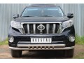 Toyota LC Prado 150 2014-2017 Защита переднего бампера d63 (секции) d63 (секции)+декор LCPZ-001713