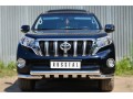 Toyota LC Prado 150 2014-2017 Защита переднего бампера d76 (дуга) d76 (секции)+клыки LCPZ-001716