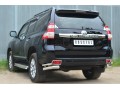 Toyota LC Prado 150 2014-2017 Защита заднего бампера уголки d76(секции) d42 (секции) LCPZ-001721