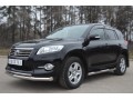 Toyota RAV 4 2010-2012 пороги труба d76 с накладками (вариант 1) TRT-1001511