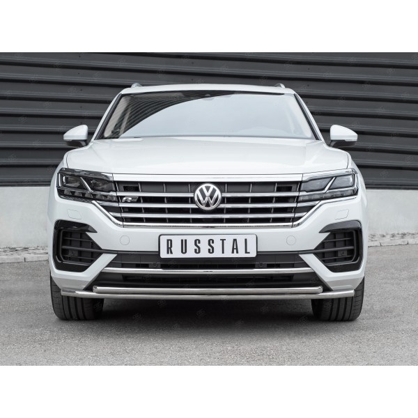 VOLKSWAGEN TOUAREG 2018- Защита переднего бампера d42 секции-d42 дуга VWTZ-003057