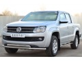 VOLKSWAGEN Amarok 2009-2015 Защита переднего бампера d63 (секции) 75х42 (дуга) VAKZ-001562