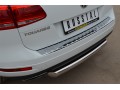 VOLKSWAGEN Touareg  2010-2017 Защита заднего бампера d76 (дуга) VTZ-001074