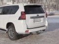 Защита заднего бампера Toyota Land Cruiser Prado 150 с 2017 (уголки)