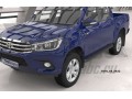 Пороги алюминиевые Toyota Hilux с 2015 (Sapphire Black)