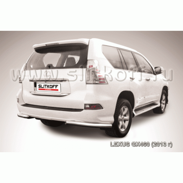 Защита заднего бампера Lexus GX460 с 2014 (уголки 2)