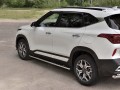 KIA SELTOS 2020- Пороги труба 75х42 овал с проступью KSLO-003416