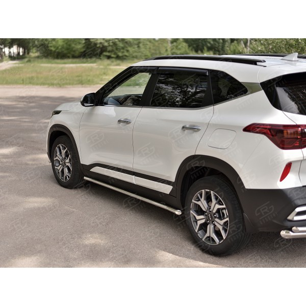 KIA SELTOS 2020- Пороги труба d42 секции (вариант 1) KSLT-0034181