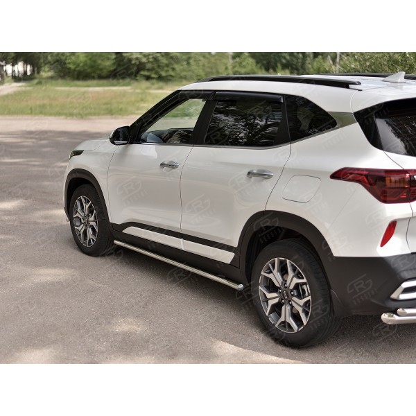 KIA SELTOS 2020- Пороги труба d42 секции (вариант 3) KSLT-0034182