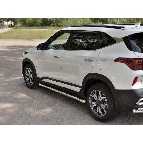 KIA SELTOS 2020- Пороги труба d63 секции (вариант 1) KSLT-0034191