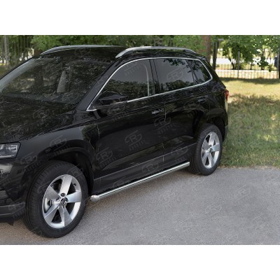 SKODA KAROQ 2020- Пороги труба d63 (вариант 1) SKKT-0034421