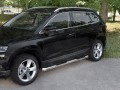 SKODA KAROQ 2020- Пороги труба d76 с накладкой (вариант 1) SKKT-0034431