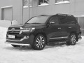 TOYOTA LAND CRUISER 200 2018-2020 EXECUTIVE LOUNGE Защита переднего бампера d76 секции TLCZ-003115