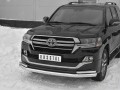 TOYOTA LAND CRUISER 200 2018-2020 EXECUTIVE LOUNGE Защита переднего бампера d76 секции-d42 уголки TLCZ-003118