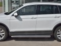 VOLKSWAGEN TIGUAN 2020- (кроме R-LINE) Пороги труба d42 с листом (Лист нерж, проф нерж) (вариант 3) VGL-0035773