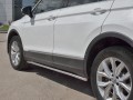 VOLKSWAGEN TIGUAN 2020- (кроме R-LINE) Пороги труба d42 секции (вариант 1) VGT-0035781