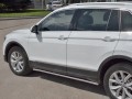 VOLKSWAGEN TIGUAN 2020- (кроме R-LINE) Пороги труба d42 секции (вариант 1) VGT-0035781