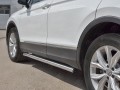 VOLKSWAGEN TIGUAN 2020- (кроме R-LINE) Пороги труба d63 секции (вариант 2) VGT-0035792