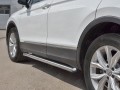 VOLKSWAGEN TIGUAN 2020- (кроме R-LINE) Пороги труба d63 секции (вариант 3) VGT-0035793