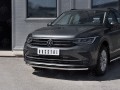 VOLKSWAGEN TIGUAN 2020- (кроме R-LINE) Защита переднего бампера d42 секции VGZ-003571