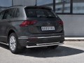 VOLKSWAGEN TIGUAN 2020- (кроме R-LINE) Защита заднего бампера d63 дуга-d42 дуга VGZ-003582