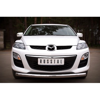 Защита переднего бампера Mazda CX-7 2009-2012 (одинарная)