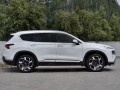 HYUNDAI SANTA FE 2021- Пороги труба d42 с листом (Лист алюм, проф нерж) (вариант 1) HSFL-0036011