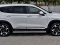 HYUNDAI SANTA FE 2021- Пороги труба d42 с листом (Лист нерж, проф нерж) (вариант 3) HSFL-0036013